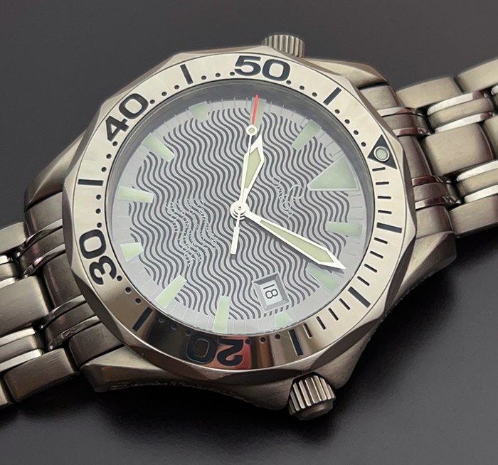 1999 Omega Seamaster Diver Titanium 300M 150th Anniversary Limited Edition Ref. 2232.30